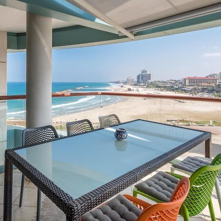 Front Of Beach Next Ritz Hotel - 3 Bedroom& 3 Bathroom Herzliya Exterior photo